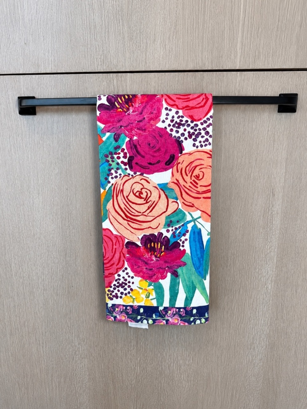 ANTHROPOLOGIE Bridgette Thornton Floral Dish Towel NWT Cottagecore Kitchen Decor - Picture 4 of 15